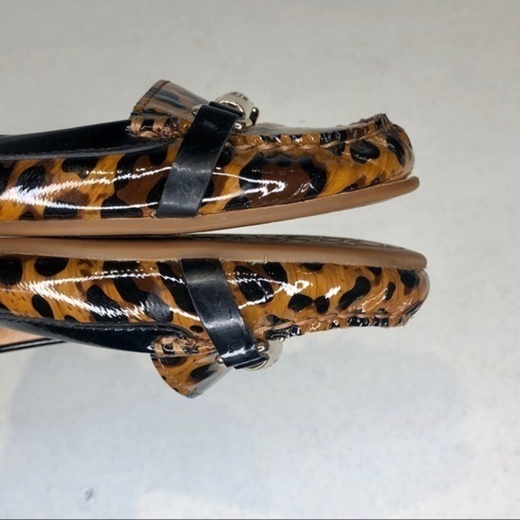 COACH patent leopard flats size 6.5 - Picture 8 of 11